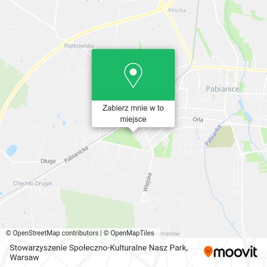 Mapa Stowarzyszenie Społeczno-Kulturalne Nasz Park