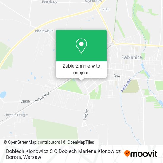 Mapa Dobiech Klonowicz S C Dobiech Marlena Klonowicz Dorota