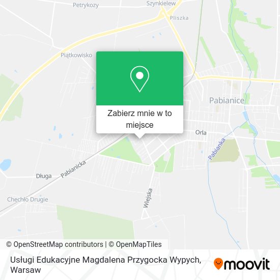 Mapa Usługi Edukacyjne Magdalena Przygocka Wypych