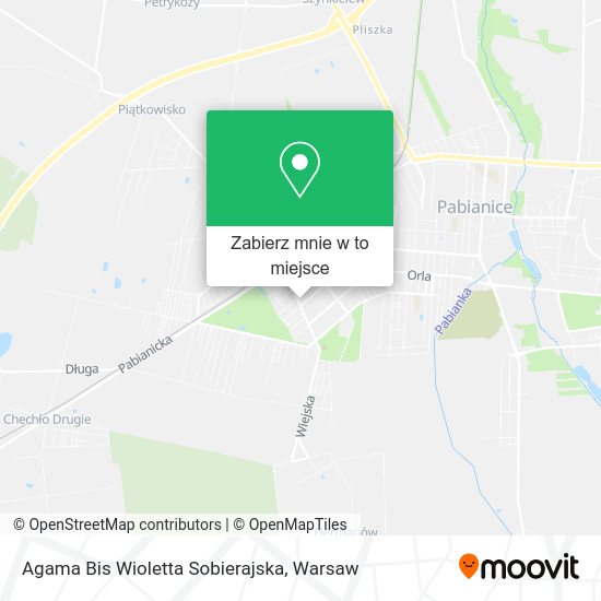 Mapa Agama Bis Wioletta Sobierajska