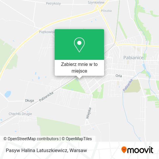 Mapa Pasyw Halina Latuszkiewicz