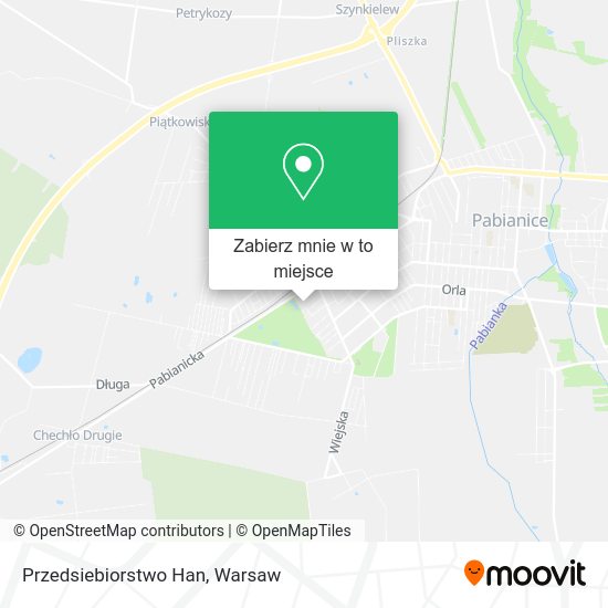 Mapa Przedsiebiorstwo Han