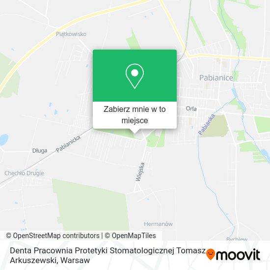 Mapa Denta Pracownia Protetyki Stomatologicznej Tomasz Arkuszewski