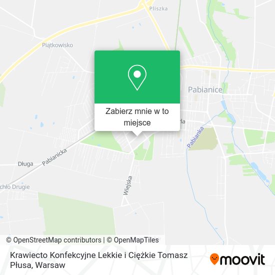 Mapa Krawiecto Konfekcyjne Lekkie i Ciężkie Tomasz Płusa