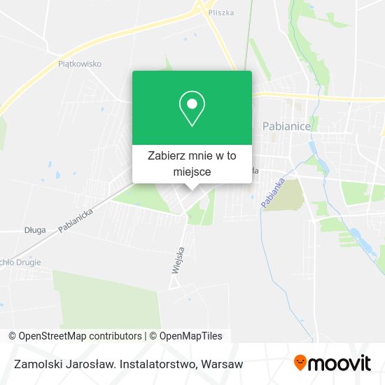 Mapa Zamolski Jarosław. Instalatorstwo