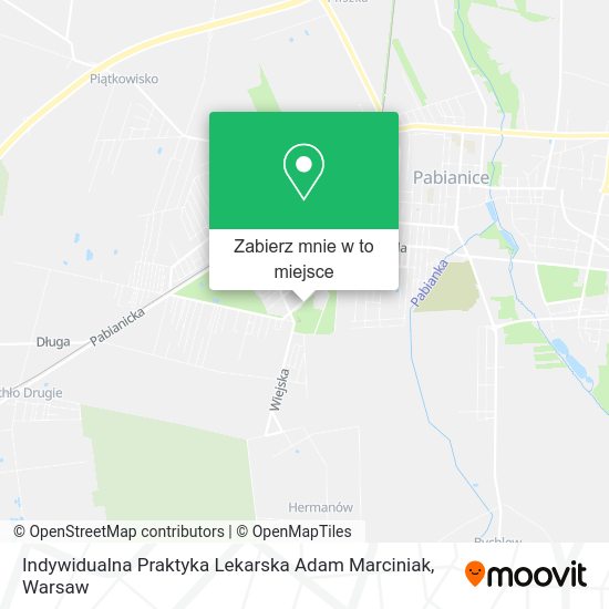 Mapa Indywidualna Praktyka Lekarska Adam Marciniak