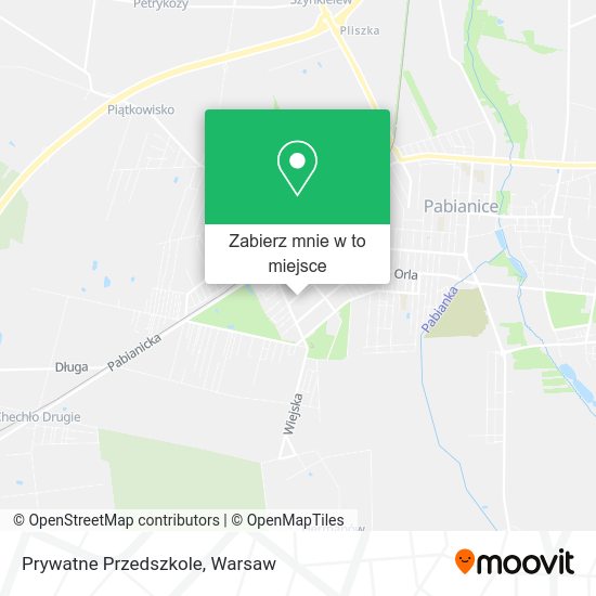 Mapa Prywatne Przedszkole