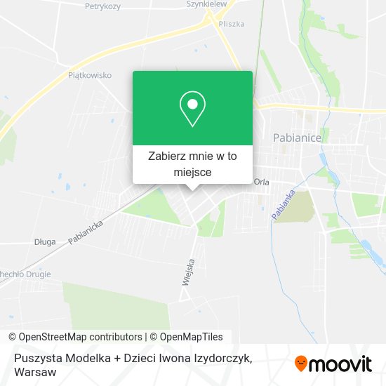 Mapa Puszysta Modelka + Dzieci Iwona Izydorczyk