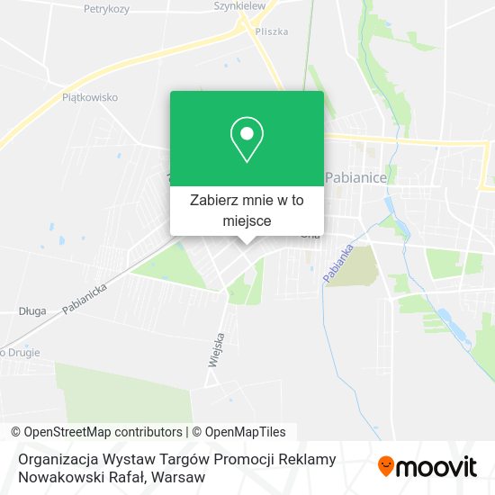 Mapa Organizacja Wystaw Targów Promocji Reklamy Nowakowski Rafał