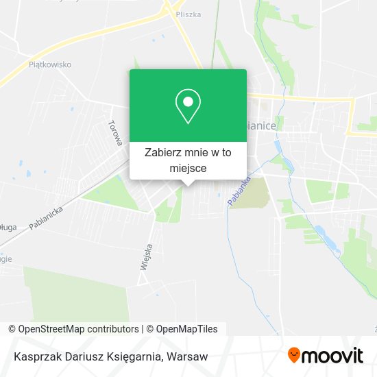 Mapa Kasprzak Dariusz Księgarnia