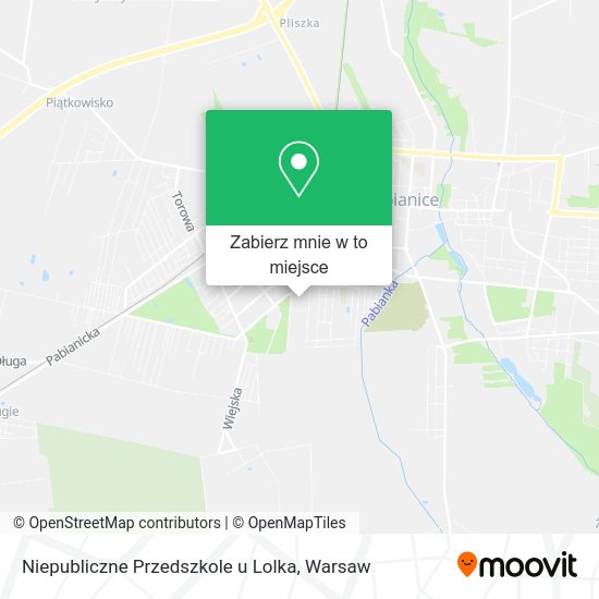 Mapa Niepubliczne Przedszkole u Lolka