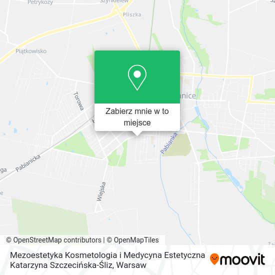 Mapa Mezoestetyka Kosmetologia i Medycyna Estetyczna Katarzyna Szczecińska-Śliz