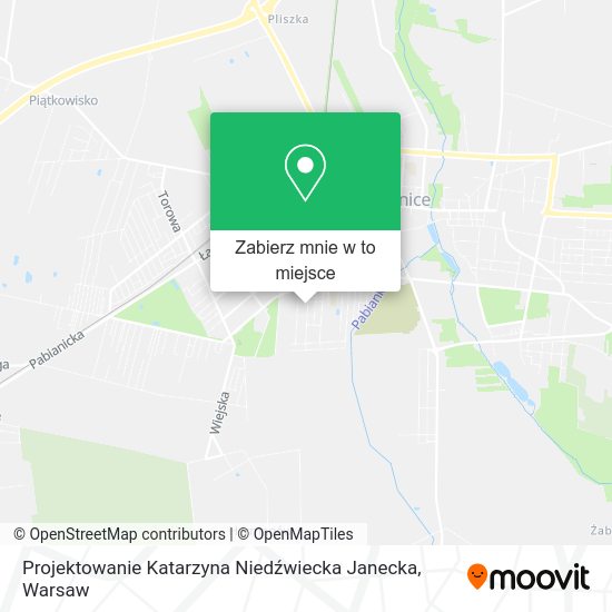 Mapa Projektowanie Katarzyna Niedźwiecka Janecka