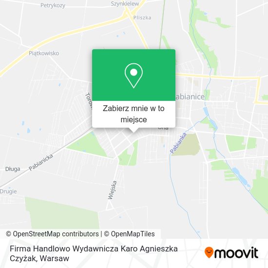 Mapa Firma Handlowo Wydawnicza Karo Agnieszka Czyżak