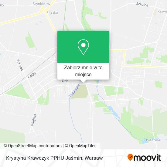 Mapa Krystyna Krawczyk PPHU Jaśmin