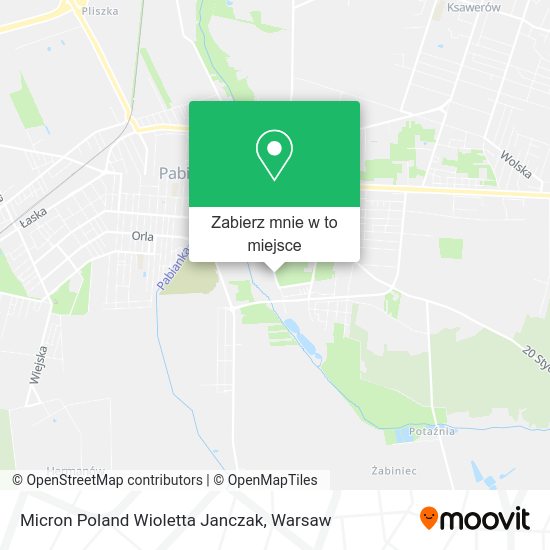 Mapa Micron Poland Wioletta Janczak