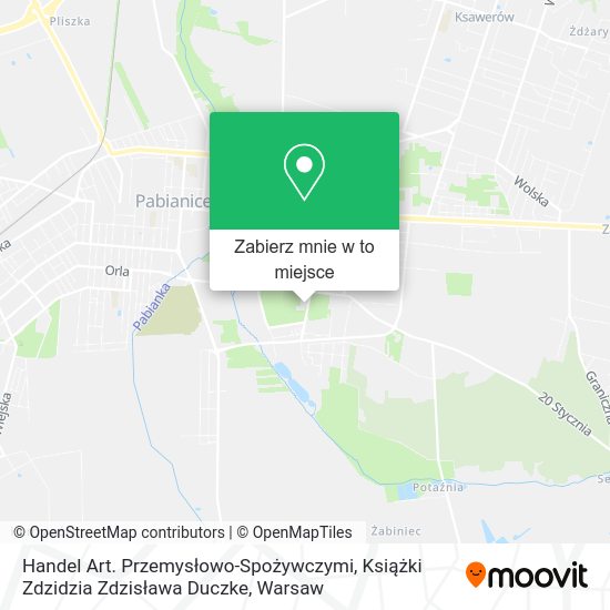 Mapa Handel Art. Przemysłowo-Spożywczymi, Książki Zdzidzia Zdzisława Duczke