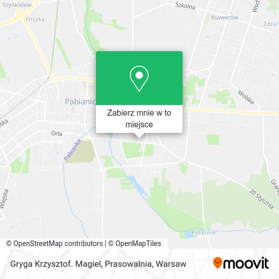 Mapa Gryga Krzysztof. Magiel, Prasowalnia