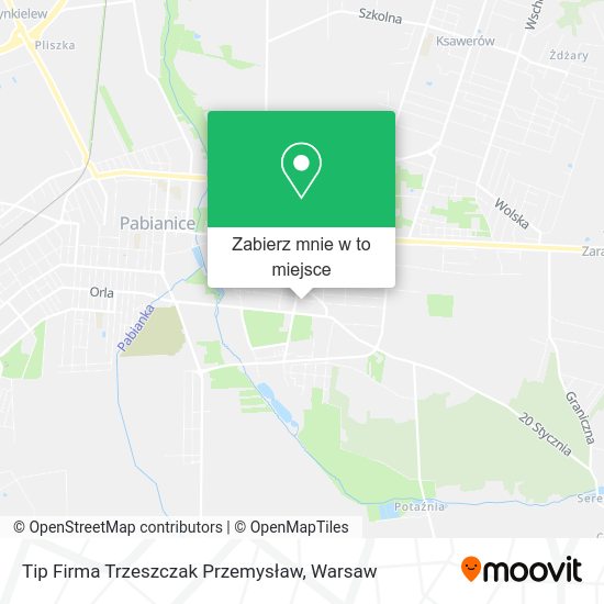 Mapa Tip Firma Trzeszczak Przemysław