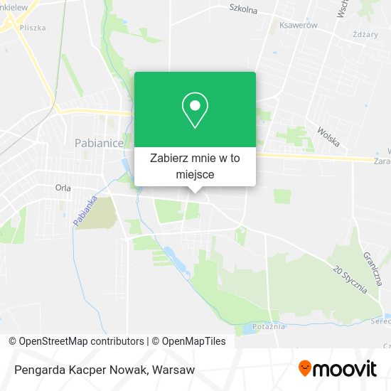 Mapa Pengarda Kacper Nowak