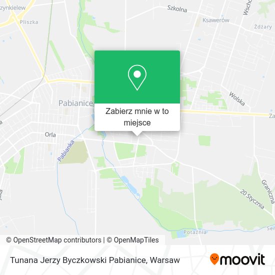 Mapa Tunana Jerzy Byczkowski Pabianice