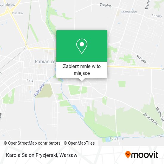 Mapa Karola Salon Fryzjerski