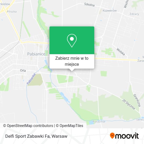 Mapa Delfi Sport Zabawki Fa