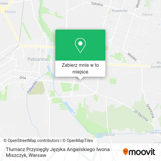 Mapa Tłumacz Przysięgły Języka Angielskiego Iwona Miszczyk