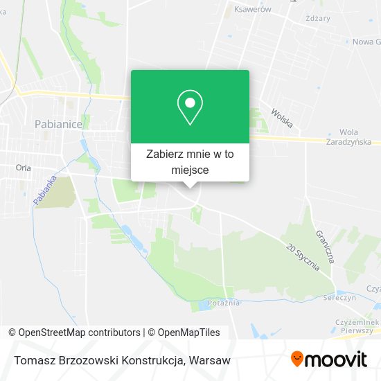 Mapa Tomasz Brzozowski Konstrukcja