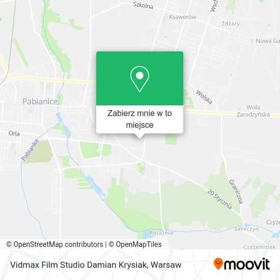 Mapa Vidmax Film Studio Damian Krysiak