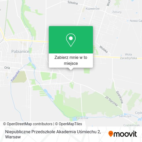 Mapa Niepubliczne Przedszkole Akademia Uśmiechu 2