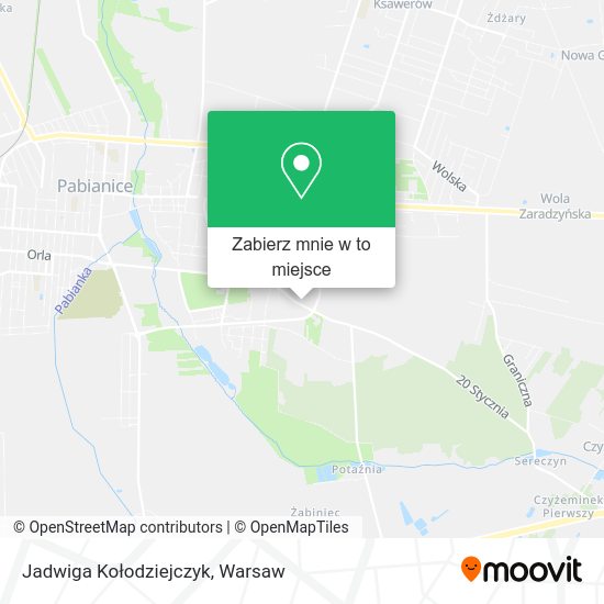 Mapa Jadwiga Kołodziejczyk