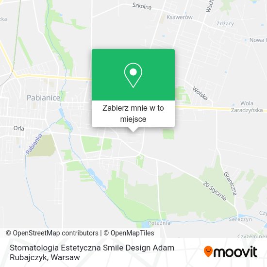 Mapa Stomatologia Estetyczna Smile Design Adam Rubajczyk