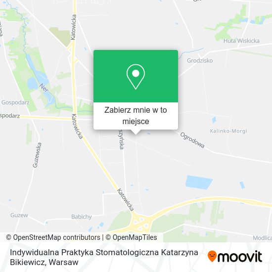 Mapa Indywidualna Praktyka Stomatologiczna Katarzyna Bikiewicz