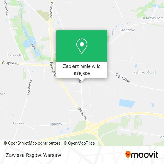 Mapa Zawisza Rzgów