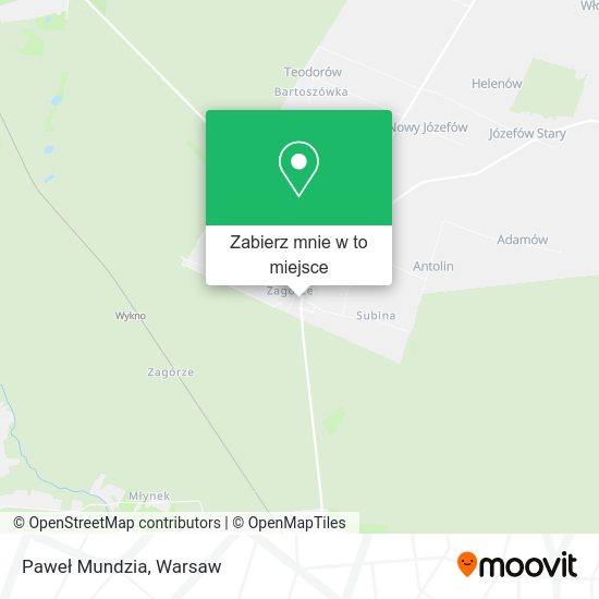 Mapa Paweł Mundzia