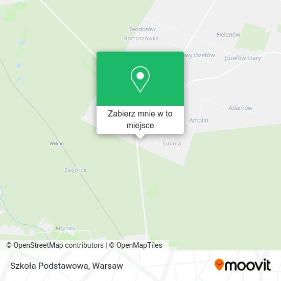 Mapa Szkoła Podstawowa