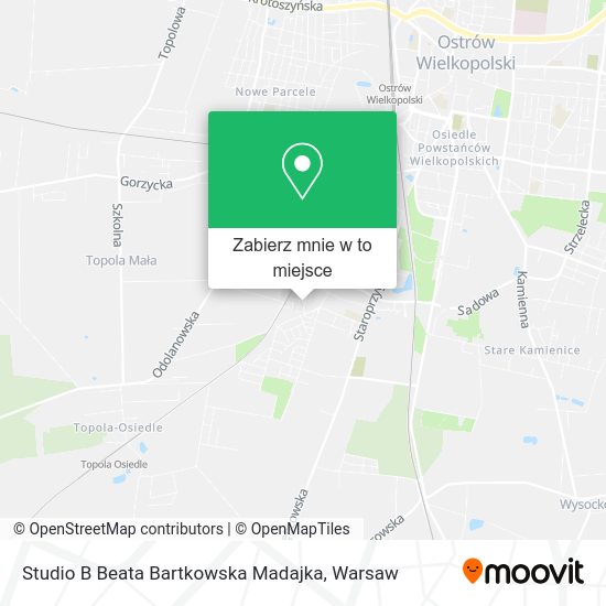 Mapa Studio B Beata Bartkowska Madajka