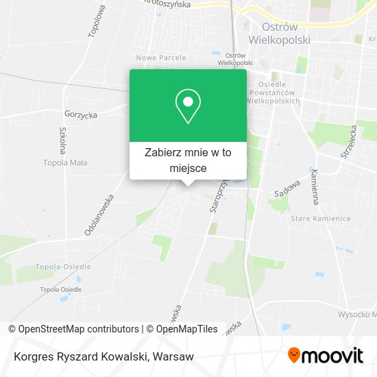 Mapa Korgres Ryszard Kowalski