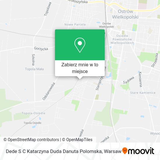 Mapa Dede S C Katarzyna Duda Danuta Polomska