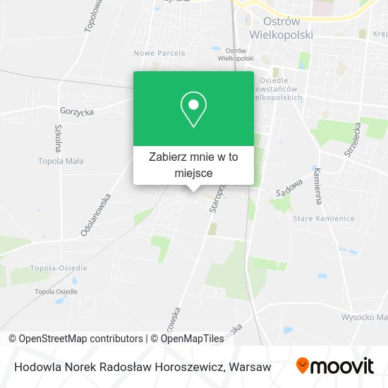 Mapa Hodowla Norek Radosław Horoszewicz