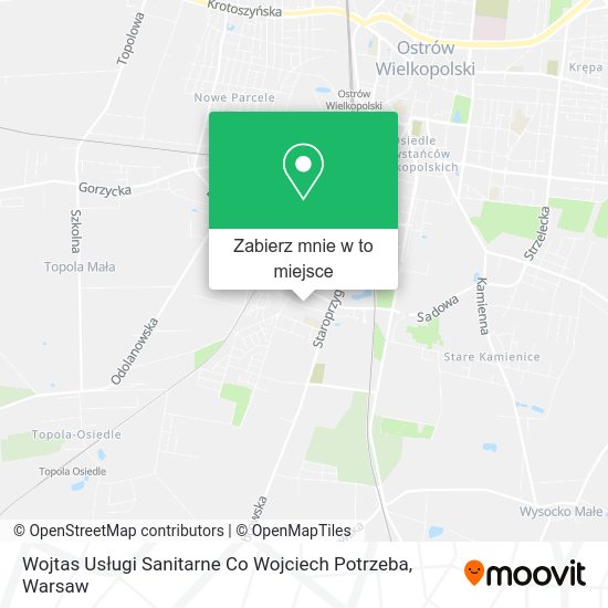 Mapa Wojtas Usługi Sanitarne Co Wojciech Potrzeba