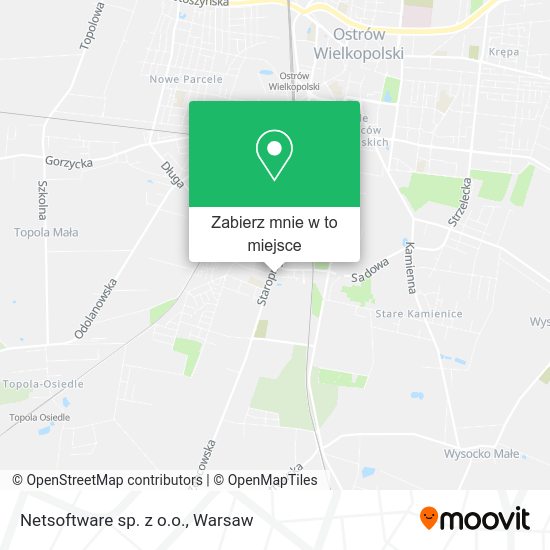 Mapa Netsoftware sp. z o.o.