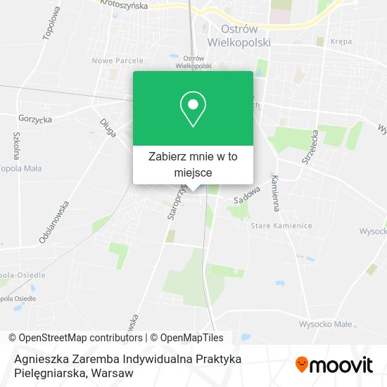 Mapa Agnieszka Zaremba Indywidualna Praktyka Pielęgniarska