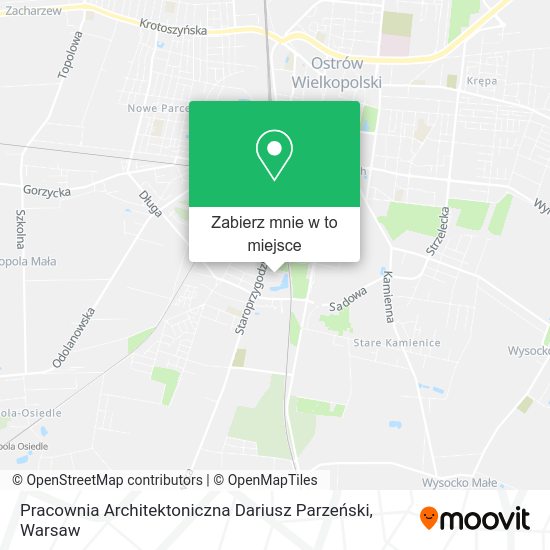 Mapa Pracownia Architektoniczna Dariusz Parzeński