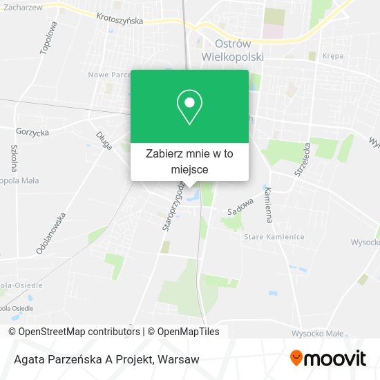 Mapa Agata Parzeńska A Projekt