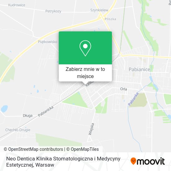 Mapa Neo Dentica Klinika Stomatologiczna i Medycyny Estetycznej