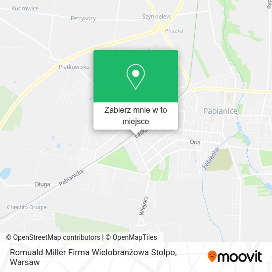 Mapa Romuald Miller Firma Wielobranżowa Stolpo