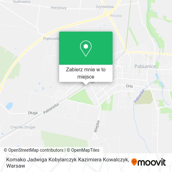 Mapa Komako Jadwiga Kobylarczyk Kazimiera Kowalczyk