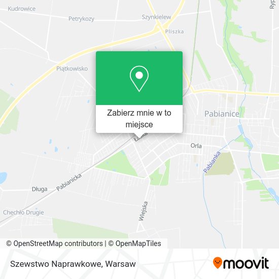 Mapa Szewstwo Naprawkowe